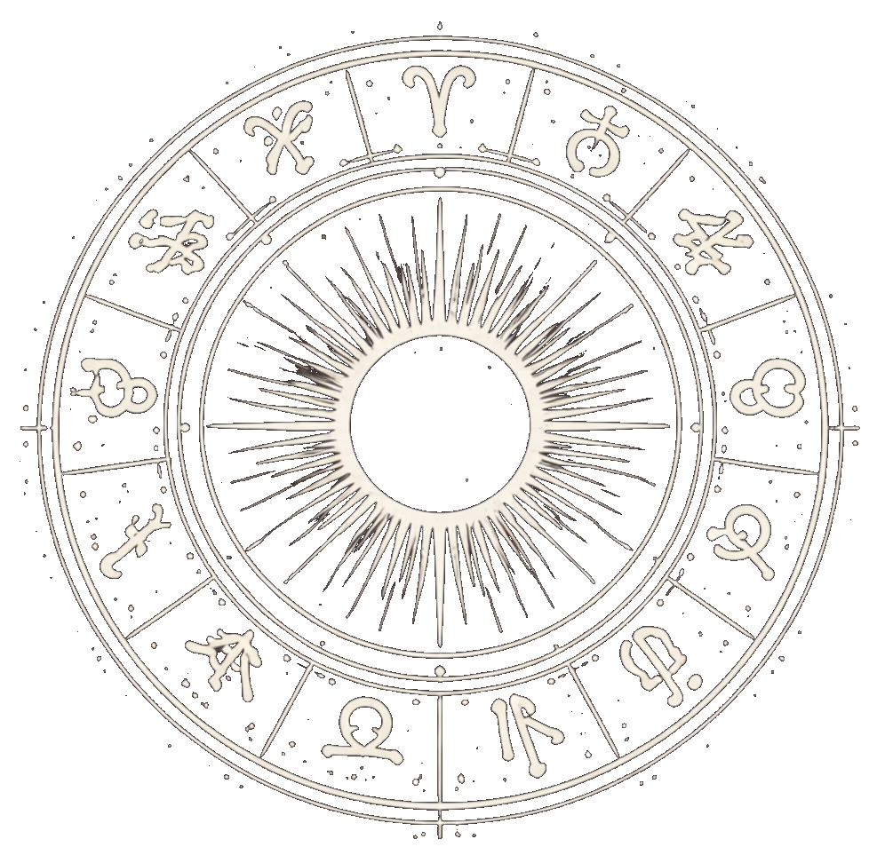 Memento Astra zodiac seal logo