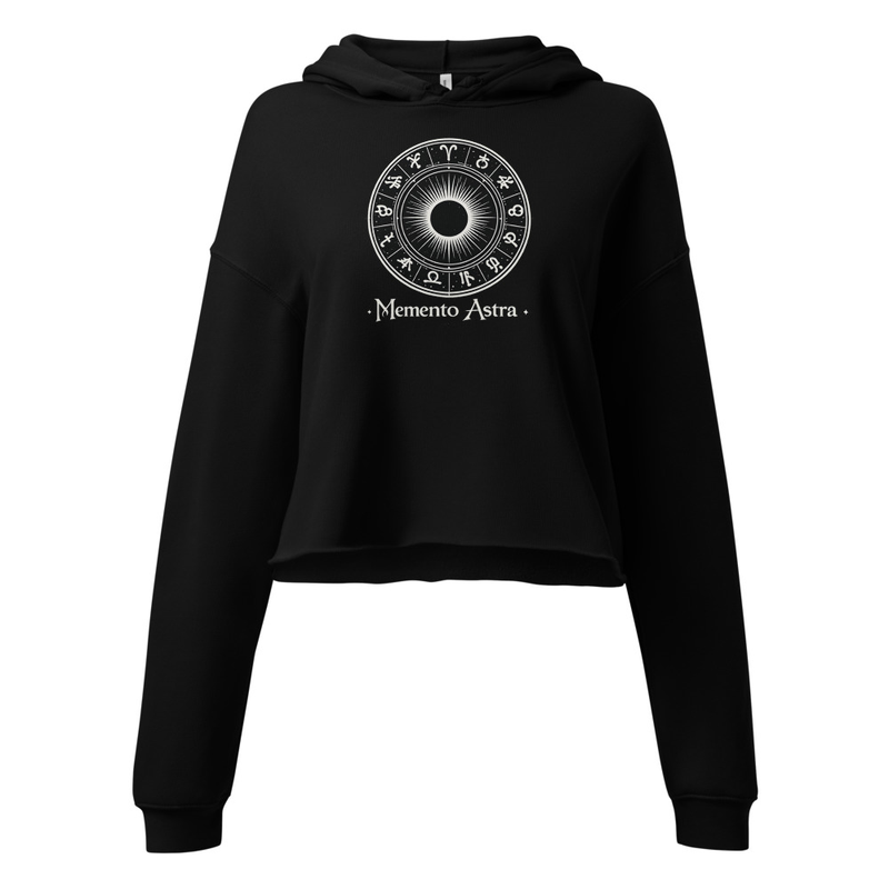 Memento Astra Logo - Crop Hoodie